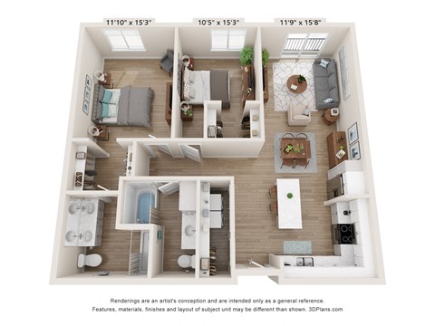 G Floor Plan at SoRoc On Maine, Minnesota